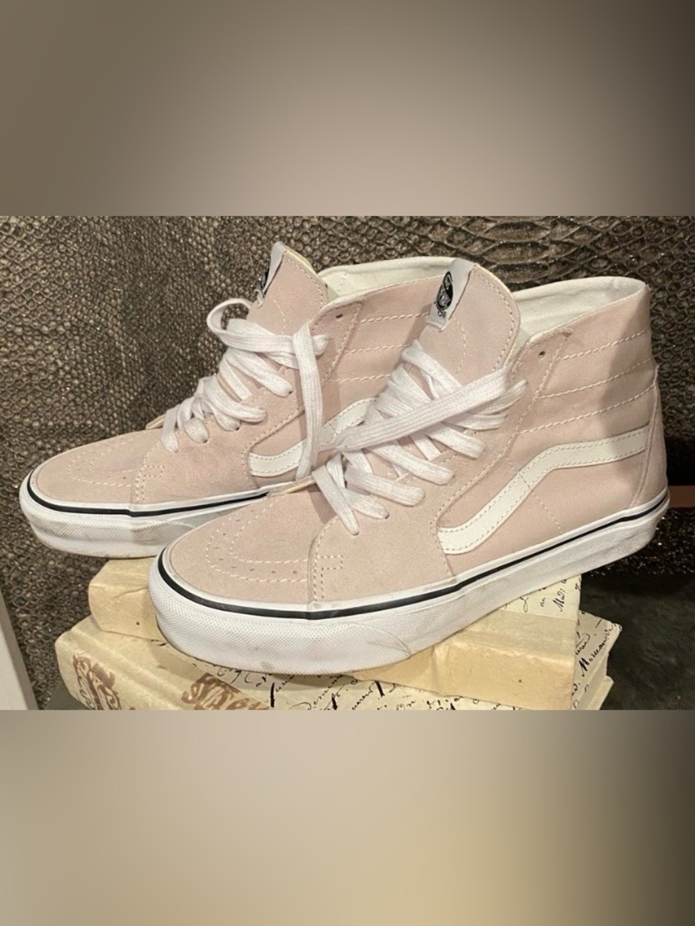 Vans Light Pink Suede High-Top